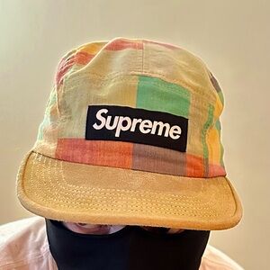Supreme Colorful Patchwork Hat with suede brim - OS